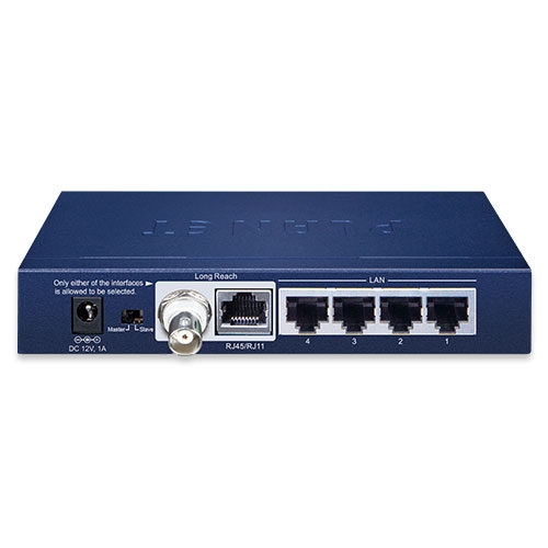 4-Port 10/100TX + 1-Port UTP/BNC Long Reach Ethernet Extender