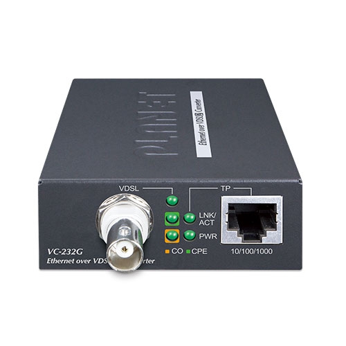 1-Port 10/100/1000T Ethernet over Coaxial Converter