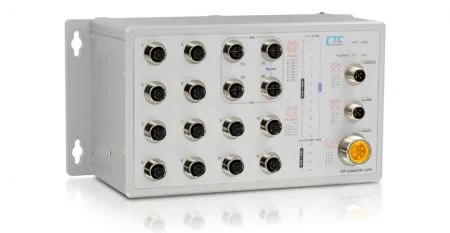 Промышленный управляемый EN50155 Ethernet коммутатор 12x10/100Base M12+4x GbE M12 with 12xPoE 120W (ITP-1204GTM-12PHE)