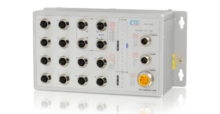 Промышленный управляемый EN50155 Ethernet коммутатор 12x10/100Base M12+4x GbE M12 with 12xPoE 120W (ITP-1204GTM-12PHE)