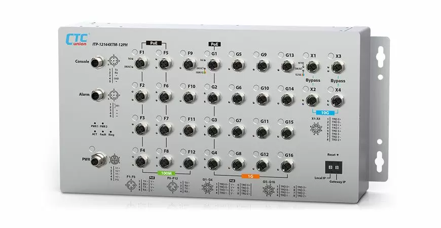 ITP-12164XTM-12PH - Управляемый 10G PoE коммутатор EN50155 ITP-12164XTM-12PH - Управляемый 10G PoE коммутатор EN50155