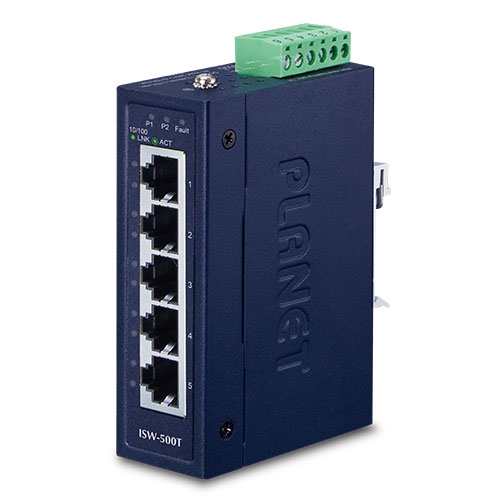 ISW-500T - Industrial 5-Port 10/100TX ISW-500T - Industrial 5-Port 10/100TX