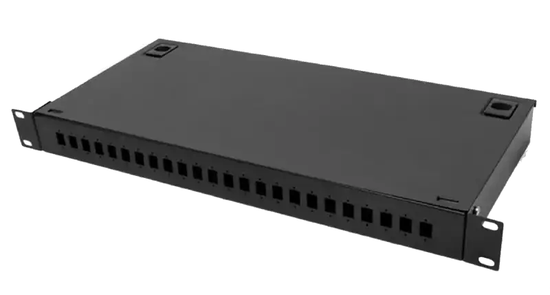 RMF-1 Оптическая патч панель (ODF) 1U с верхней крышкой, с фиксатором