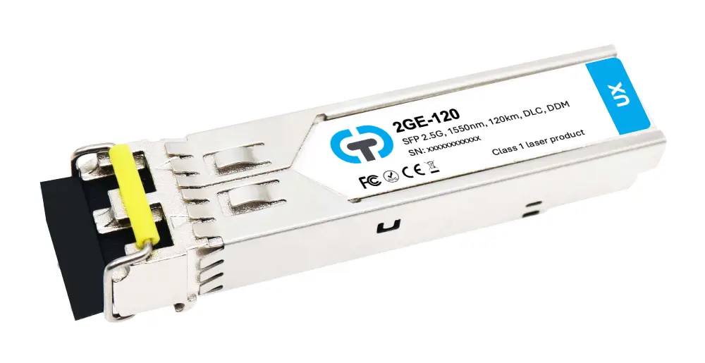 SFP модулі 2.5G Singlemode (1310/1550 нм, Duplex LC, до 160 км)