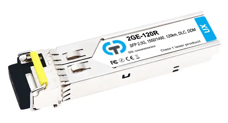 SFP модулі 2.5G WDM BiDi (одноволоконні, до 160 км)