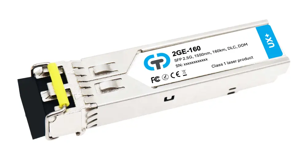 SFP модулі 2.5G Singlemode (1310/1550 нм, Duplex LC, до 160 км)