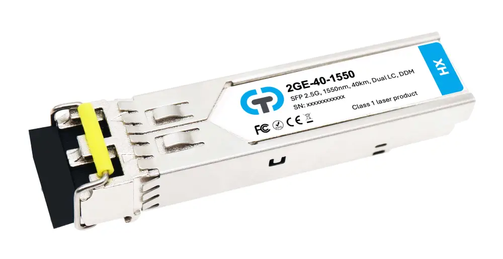 SFP модулі 2.5G Singlemode (1310/1550 нм, Duplex LC, до 160 км)