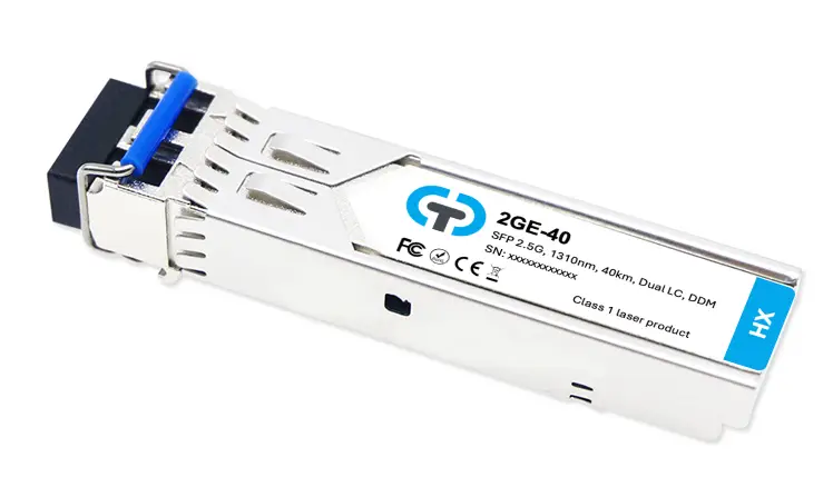 SFP модулі 2.5G Singlemode (1310/1550 нм, Duplex LC, до 160 км)