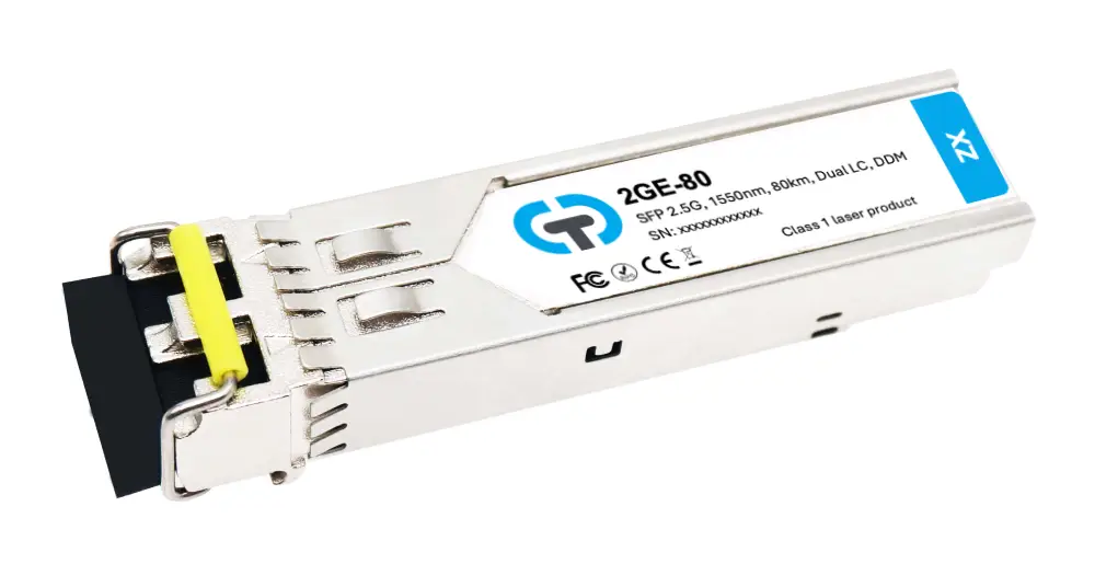 SFP модулі 2.5G Singlemode (1310/1550 нм, Duplex LC, до 160 км)