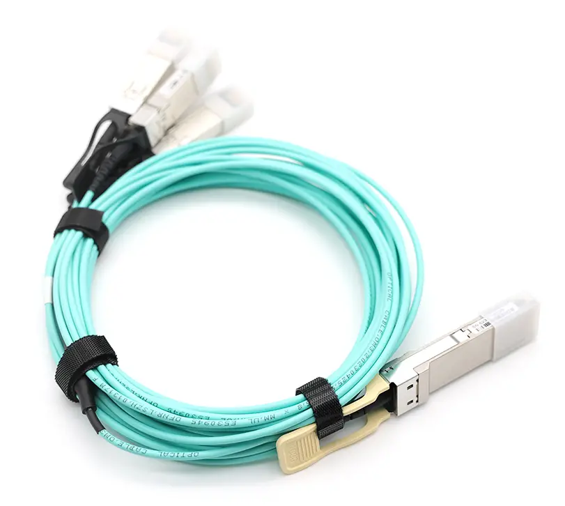 QSFP28 to 4×SFP28 Active Optical Cable (AOC)