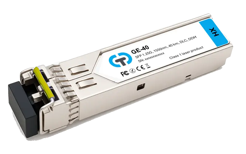 SFP модуль 1,25 Гбіт/с, 40 км