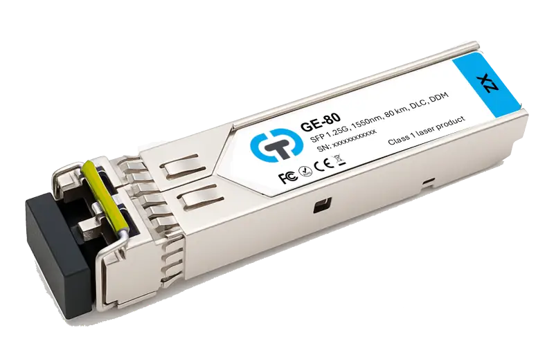 SFP модуль 1,25 Гбит/с 80 км SFP модуль 1,25 Гбит/с 80 км