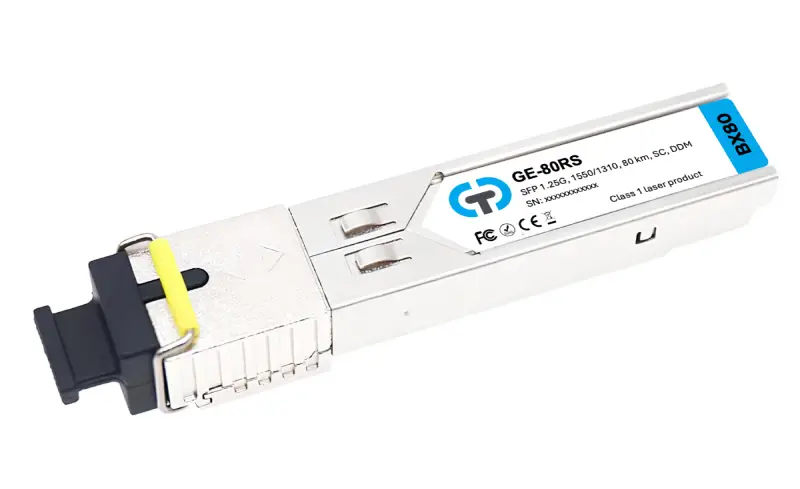 SFP модуль 1,25 Гбіт/с WDM 80 км