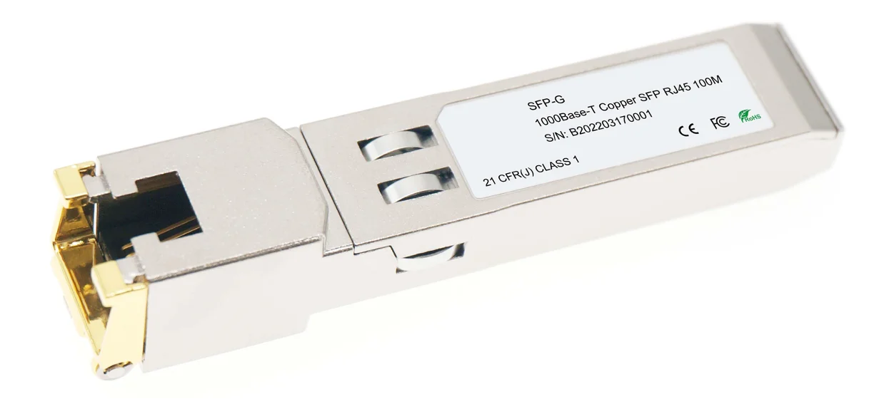 Серия медных модулей SFP-T, SFP-G