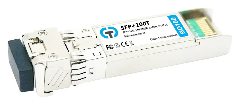 SFP+ модулі 10G WDM BiDi (одноволоконні, до 100 км)
