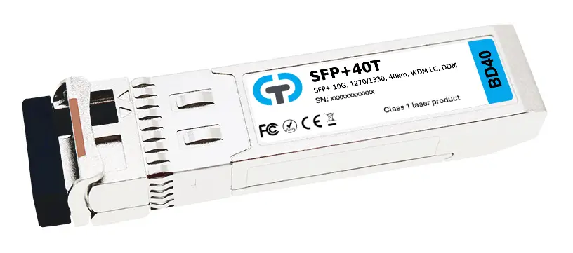 SFP+ модулі 10G WDM BiDi (одноволоконні, до 100 км)