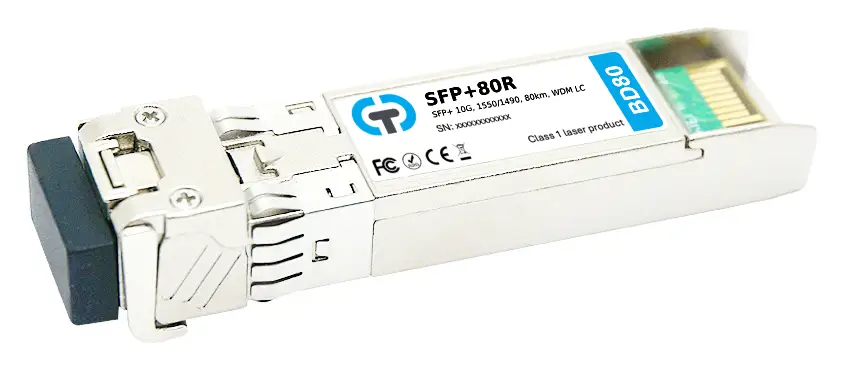 SFP+ модулі 10G WDM BiDi (одноволоконні, до 100 км)