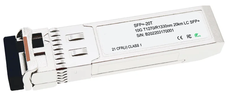 SFP+ модуль 10Гбит/с, BIDI 1270/1330нм, LC 20км