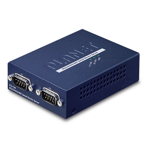 2-портовый сервер последовательных устройств RS232/RS422/RS485 - ICS-120 2-портовый сервер последовательных устройств RS232/RS422/RS485 - ICS-120