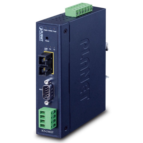 Сервер последовательных устройств RS232/422/485 с портом 100BASE-FX - ICS-2102T, ICS-2102TS Сервер последовательных устройств RS232/422/485 с портом 100BASE-FX - ICS-2102T, ICS-2102TS