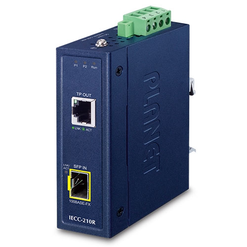 IECC-210 - Промышленный EtherCAT медиаконвертер