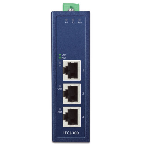 IECJ-300 - Промышленный 3-портовый EtherCAT Junction Slave