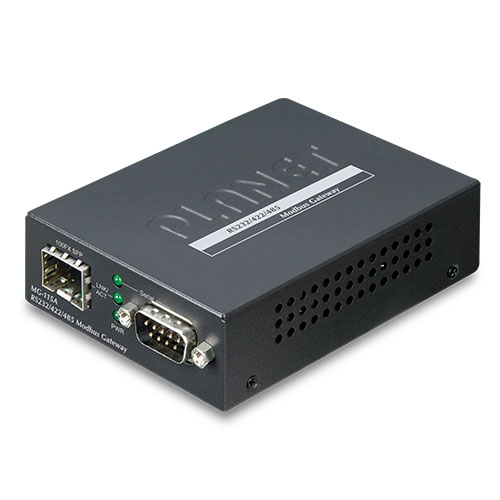 RS232/422/485 Modbus шлюз с 1-портовым 100BASE-FX SFP - MG-115A RS232/422/485 Modbus шлюз с 1-портовым 100BASE-FX SFP - MG-115A