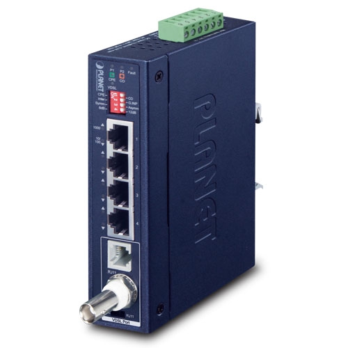 Промышленный LAN Extender BNC/RJ11 на 4 порта Gigabit Ethernet - IVC-234GT Промышленный LAN Extender BNC/RJ11 на 4 порта Gigabit Ethernet - IVC-234GT