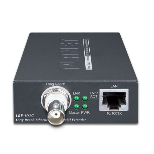 LRE-101C - 1-Port 10/100TX over Coaxial Long Reach Ethernet Extender