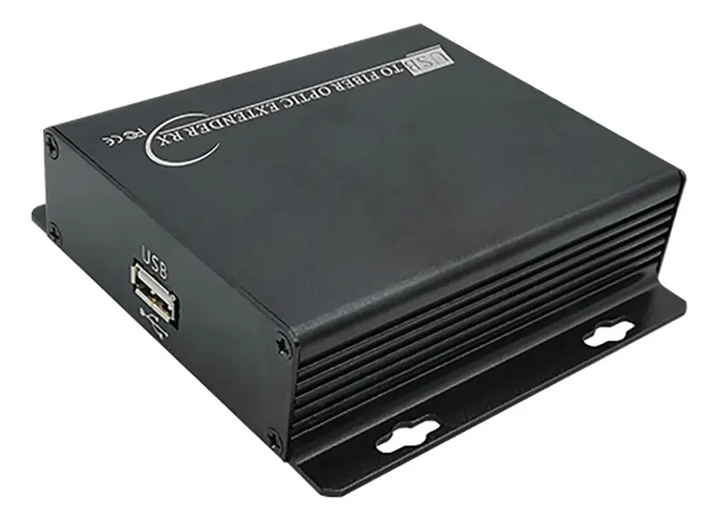 4-портовий конвертер USB 2.0 ↔ оптичне волокно (подовжувач до 250 м)