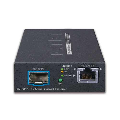 XT-705A - Медиаконвертер 10G/5G/2.5G/1G/100M с медным интерфейсом на 10GBASE-X SFP+