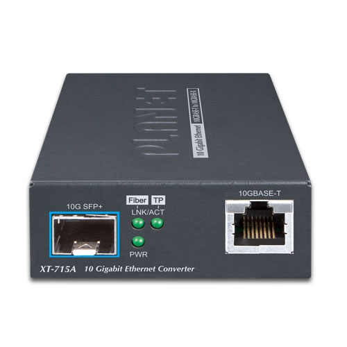 XT-715A - Медіаконвертер 10GBASE-T в 10GBASE-X SFP+