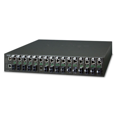 15-Slot Media Converter Chassis