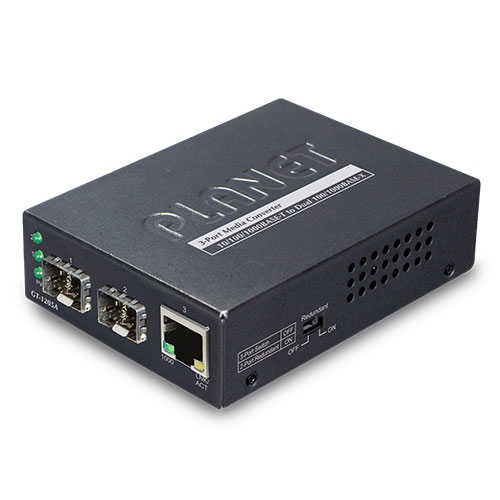 GT-1205A - Медиаконвертер 10/100/1000BASE-T в Dual 100/1000BASE-X SFP GT-1205A - Медиаконвертер 10/100/1000BASE-T в Dual 100/1000BASE-X SFP