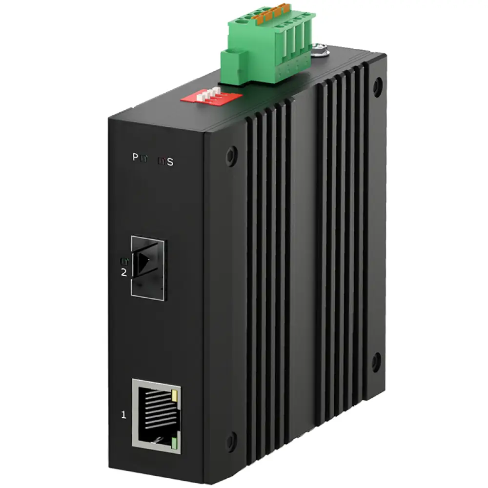 IMC-1SFX1PTX - Компактный PoE промышленный медиаконвертер IMC-1SFX1PTX - Компактный PoE промышленный медиаконвертер