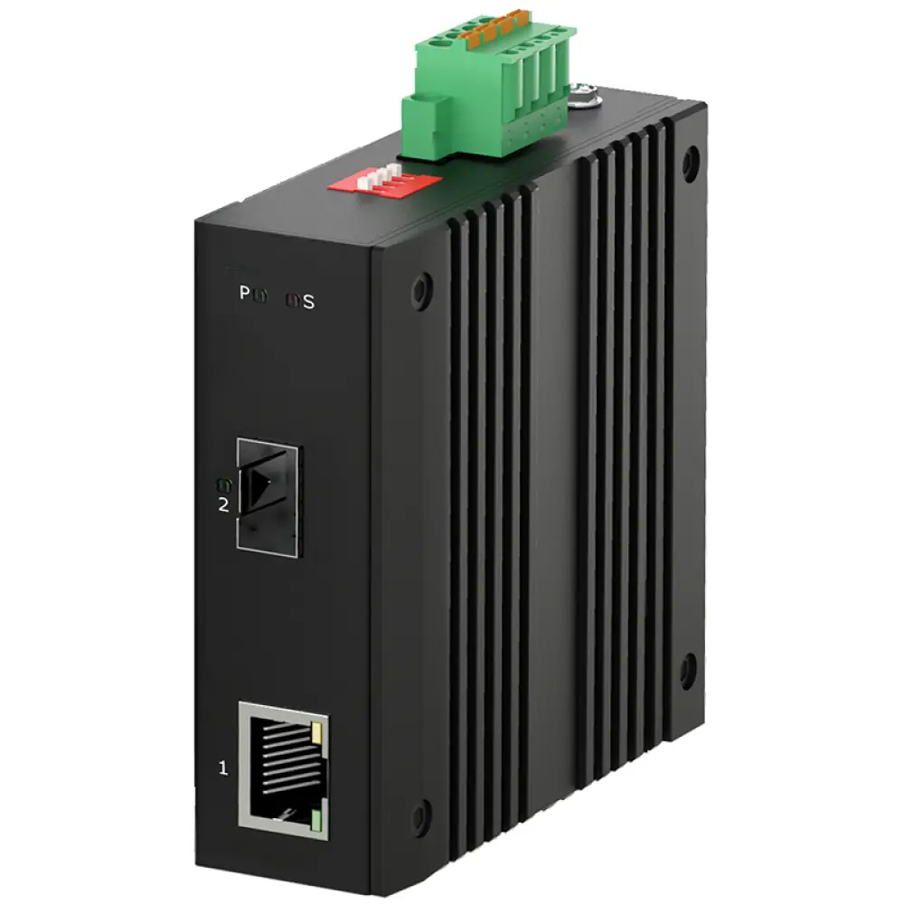 IMC-1SGX1PGT - Компактный PoE промышленный медиаконвертер IMC-1SGX1PGT - Компактный PoE промышленный медиаконвертер