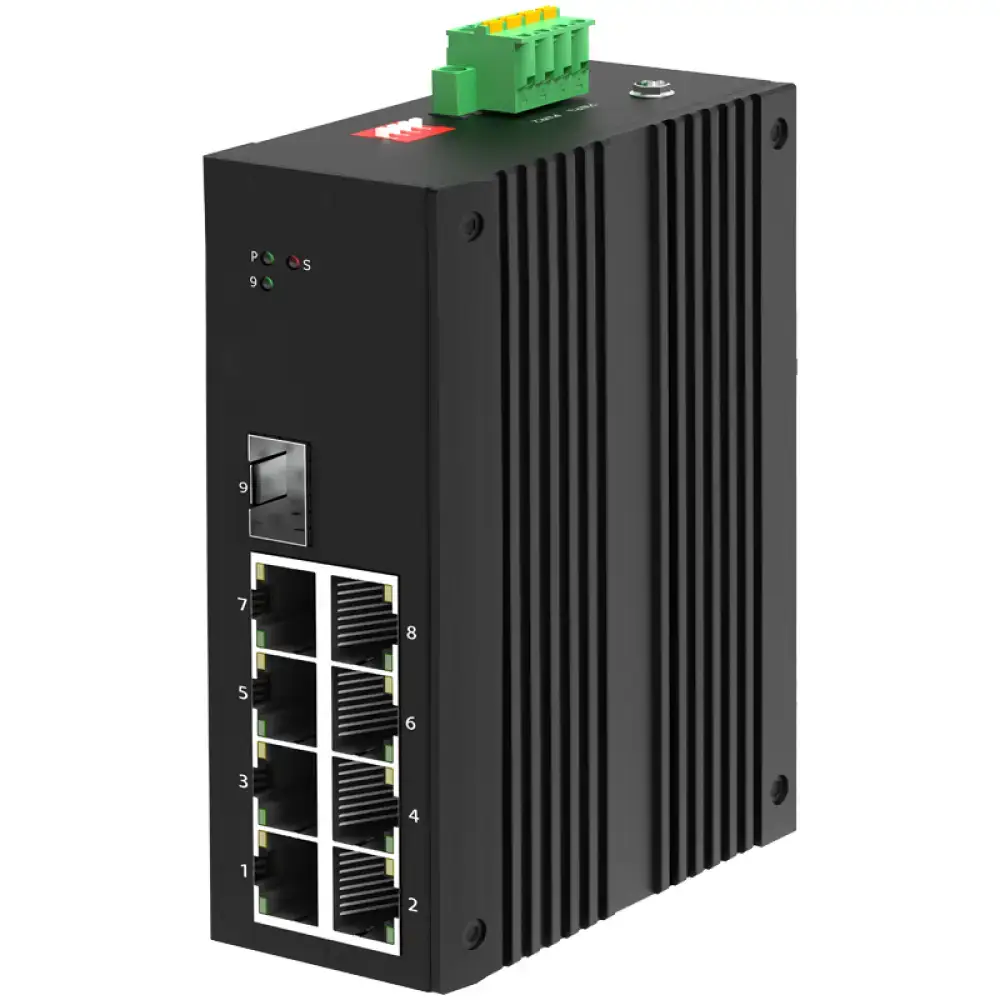 Промышленный PoE коммутатор IFS-1SFX8PTX, 8 PoE портов + 1 SFP