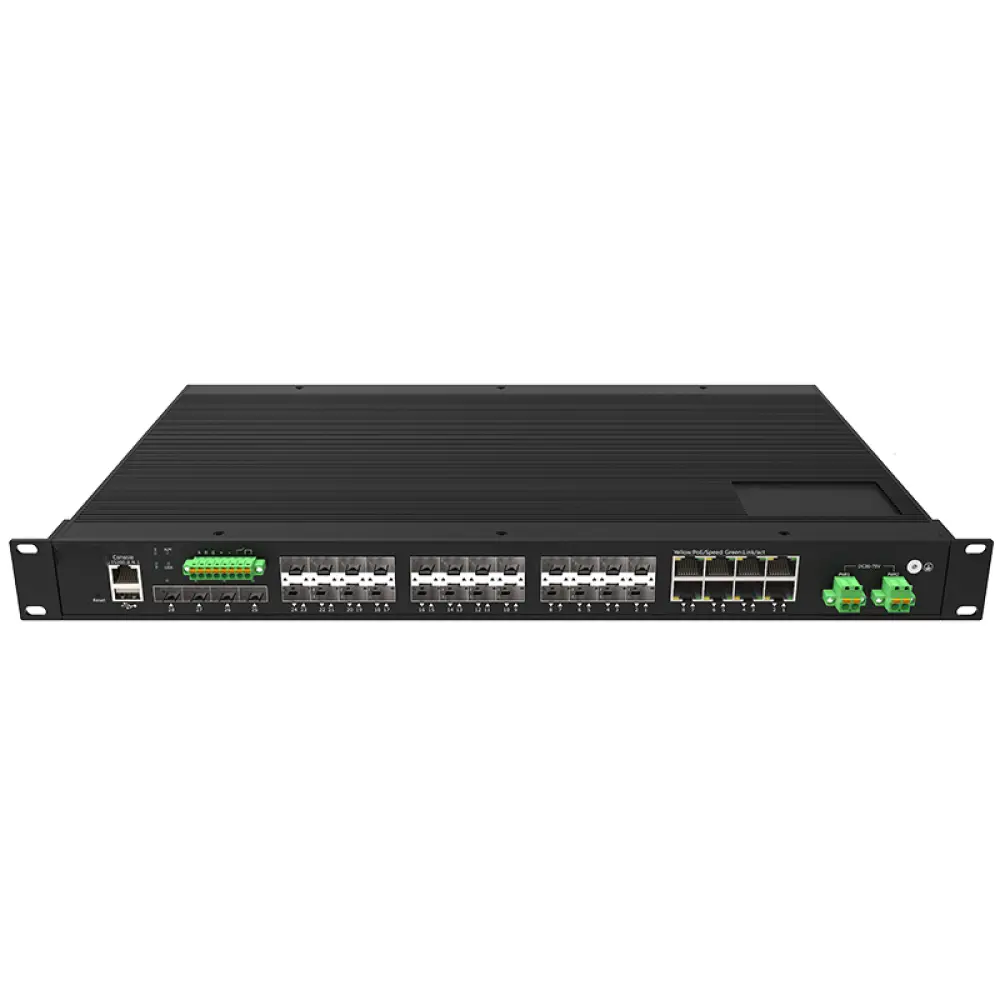 IXGS_RML3-4XS16GX8GC - L3 управляемый промышленный коммутатор Ethernet для установки в стойку IXGS_RML3-4XS16GX8GC - L3 управляемый промышленный коммутатор Ethernet для установки в стойку