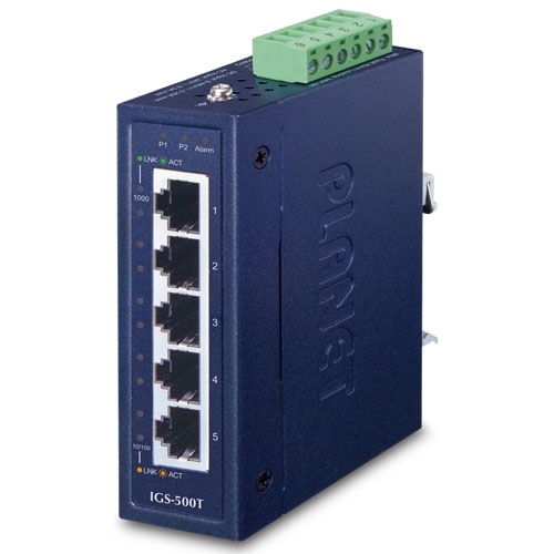 IGS-500T - Compact Industrial 5-Port 10/100/1000T IGS-500T - Compact Industrial 5-Port 10/100/1000T
