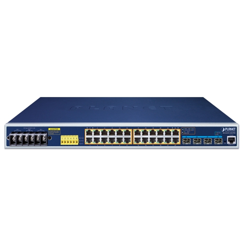 Промышленный L3 24-портовый 10/100/1000T 802.3bt PoE + 4-портовый 10G SFP+ управляемый Ethernet-коммутатор - IGS-6325-24UP4X
