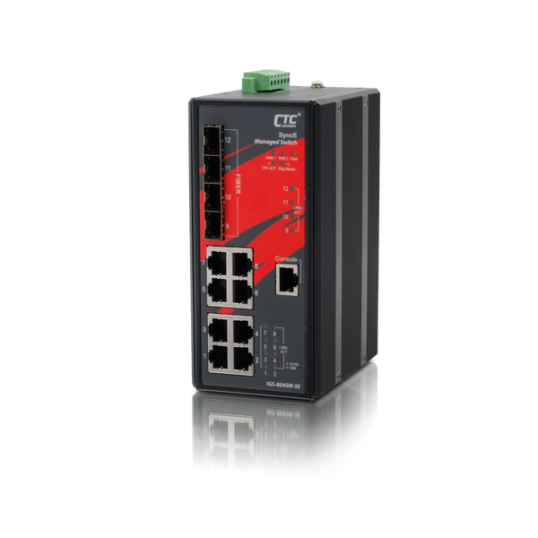 IGS-804SM-SE - Промышленный коммутатор GbE с SyncE IGS-804SM-SE - Промышленный коммутатор GbE с SyncE