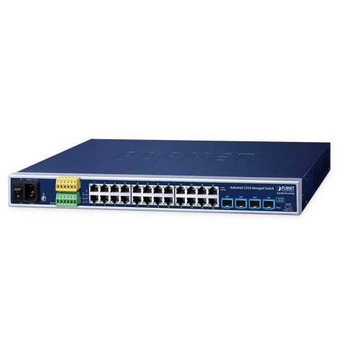IGS-R4215-24T4X - Industrial L2/L4 24-Port 10/100/1000T + 4-Port 10G SFP+ IGS-R4215-24T4X - Industrial L2/L4 24-Port 10/100/1000T + 4-Port 10G SFP+