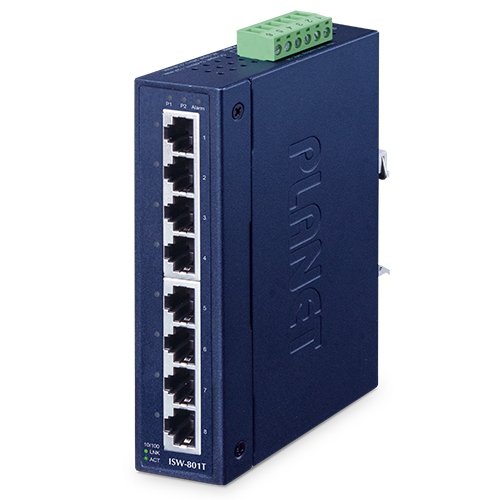 ISW-801T - 8-Port 10/100TX Industrial Fast Ethernet Switch ISW-801T - 8-Port 10/100TX Industrial Fast Ethernet Switch