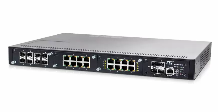 IXR-MG2404XS - Промышленный модульный 10G коммутатор Ethernet Layer 3 IXR-MG2404XS - Промышленный модульный 10G коммутатор Ethernet Layer 3