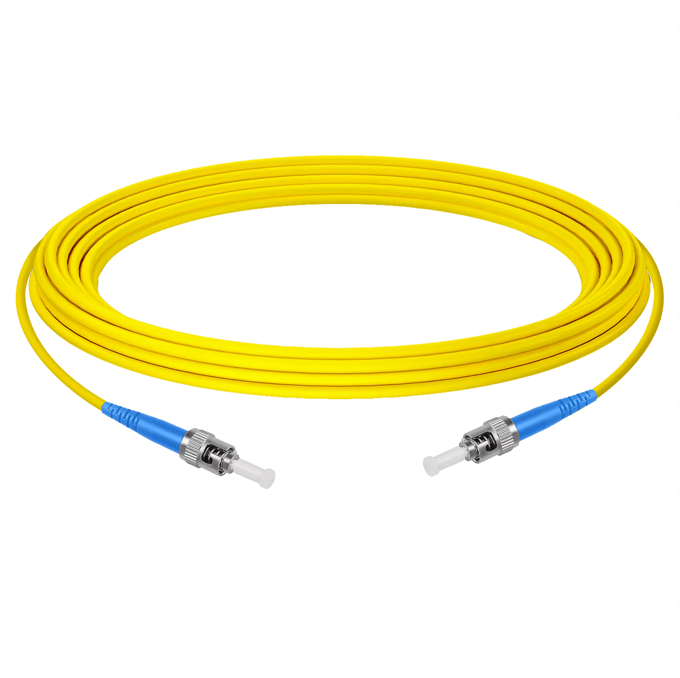 Оптичний патчкорд ST/UPC - ST/UPC, одномод G.652D, симплекс 2,8 мм. LSZH