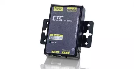 INJ-IG03-PH - Промышленный гигабитный IEEE802.3af/at активный в пассивный PoE конвертер INJ-IG03-PH - Промышленный гигабитный IEEE802.3af/at активный в пассивный PoE конвертер
