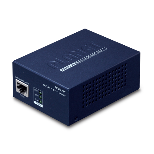 POE-173S - Single-Port 10/100/1000Mbps 802.3bt PoE++ Splitter POE-173S - Single-Port 10/100/1000Mbps 802.3bt PoE++ Splitter