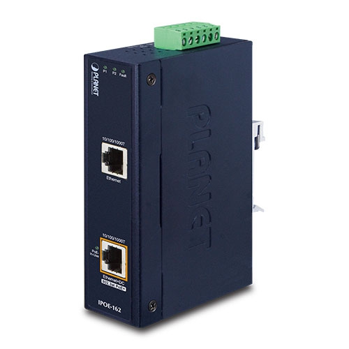 Промышленный инжектор IEEE 802.3at Gigabit Power over Ethernet Plus - IPOE-162 Промышленный инжектор IEEE 802.3at Gigabit Power over Ethernet Plus - IPOE-162