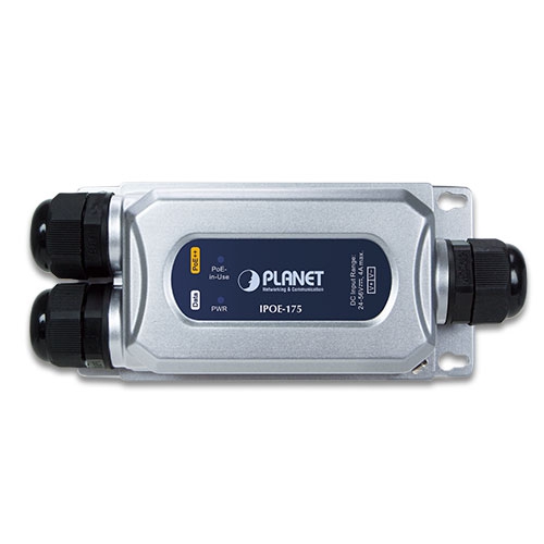 Промышленный IP67 1-портовый 60-ваттный 802.3bt PoE++ инжектор - IPOE-175