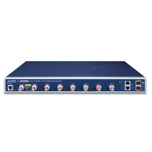 LRP-822CS - 8-port Long Reach PoE + 2-port 10/100/1000T + 2-port 100/1000X SFP Managed Switch